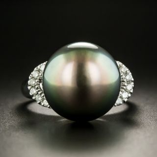 Tahitian South Sea Pearl and Diamond Ring - 2