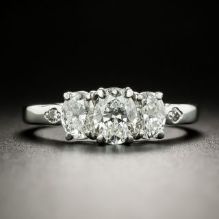 Three-Stone Oval Diamond Ring by Kwiat - 3