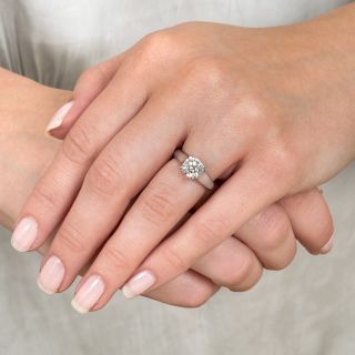 Tiffany & Co. 1.54 Carat Lucida-Cut Diamond Engagement Ring - E VS1
