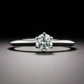 Tiffany & Co. .37 Carat Diamond Solitaire Ring - 3