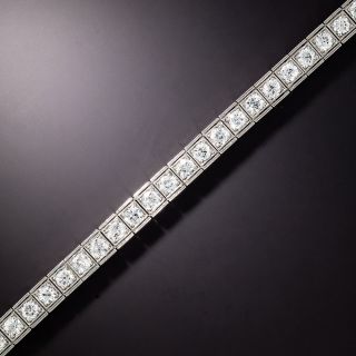 Tiffany & Co. Art Deco Diamond Line Bracelet - 2