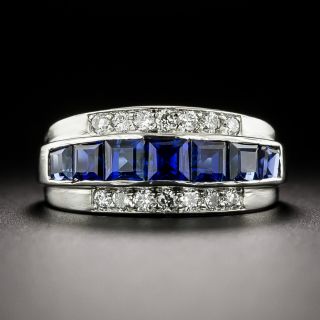 Tiffany & Co. Art Deco Sapphire and Diamond Band - 2