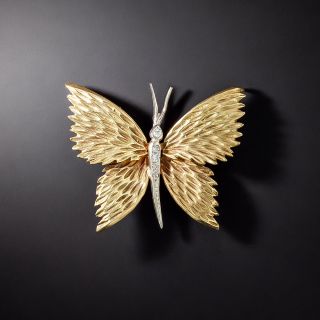 Tiffany & Co.  Diamond Butterfly Brooch - 2