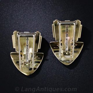 Tiffany & Co. Double Diamond Clips