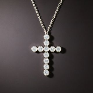 Tiffany & Co. Jazz Diamond Cross and Chain - 2