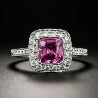 Tiffany & Co. Legacy 1.90 Carat No-Heat Pink Sapphire Diamond Ring - 3