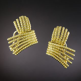 Tiffany & Co. Schlumberger Fringe Clip Earrings - 2
