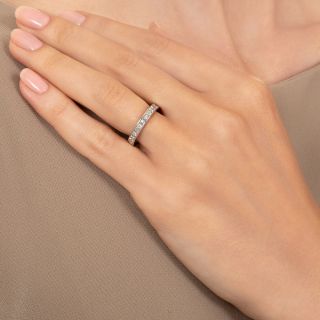 Tiffany & Co. Square-Cut Diamond Eternity Ring, Size 5 3/4