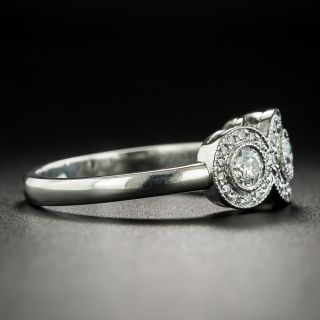Tiffany & Co. Triple Diamond Halo Ring