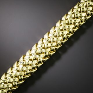 Tiffany & Co. 'Vannerie' Bold Gold Bracelet - 2