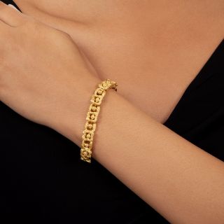 Tiffany & Co. Vintage 1980s Gold Link Bracelet