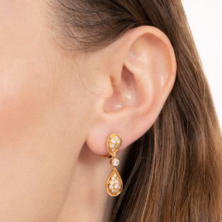 Van Cleef & Arpels Diamond Dangle Earrings