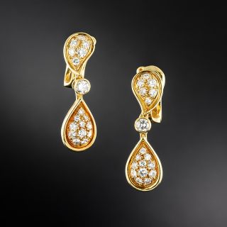 Van Cleef & Arpels Diamond Dangle Earrings - 2