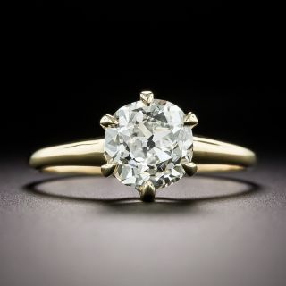 Victorian 1.81 Carat Old Mine-Cut Diamond Engagement Ring - GIA J VS2 - 2