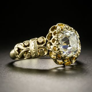 Victorian 2.00 Carat Diamond Engagement Ring - GIA