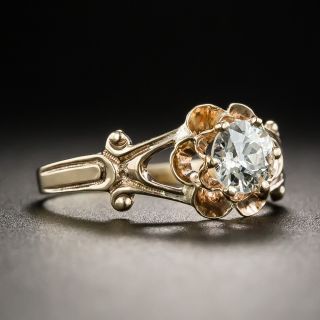 Victorian .47 Carat Diamond Solitaire Engagement Ring