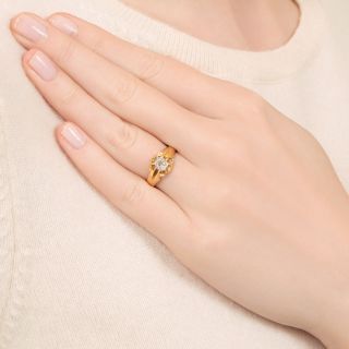 Victorian .60 Carat Diamond Solitaire Engagement Ring