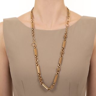 Victorian Bold Link Necklace