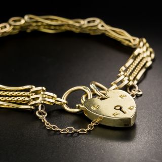 Victorian Bracelet with Heart Lock - 3