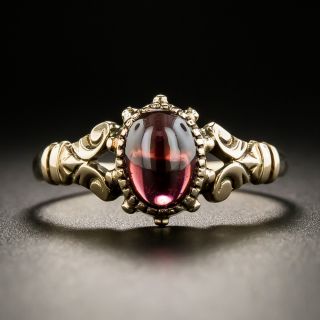 Victorian Cabochon Garnet Ring - 2