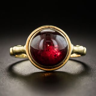 Victorian Cabochon Garnet Ring - 2