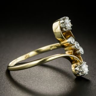 Victorian Diamond Bypass Ring