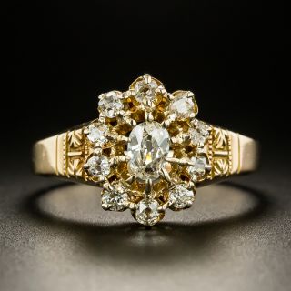 Victorian Diamond Cluster Ring - 3