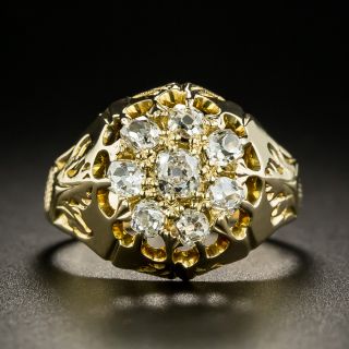 Victorian Diamond Cluster Ring - 1