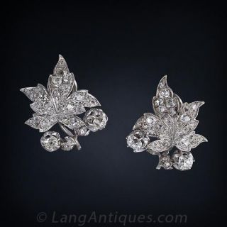 Victorian Diamond Earrings - 1