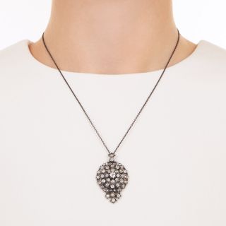 Victorian Diamond Lavaliere Necklace