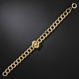 Victorian Diamond Love Knot Bracelet  - 2