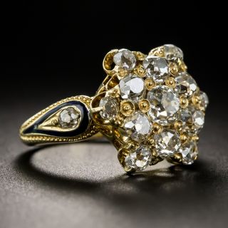Victorian Diamond Star Ring - Size 5
