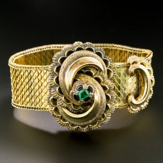 Victorian Emerald Bracelet and Ring Set - 2