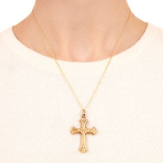 Victorian Engraved Cross