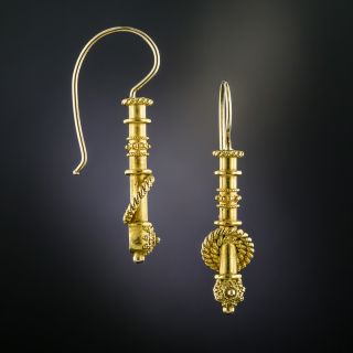 Victorian Etruscan Revival Earrings