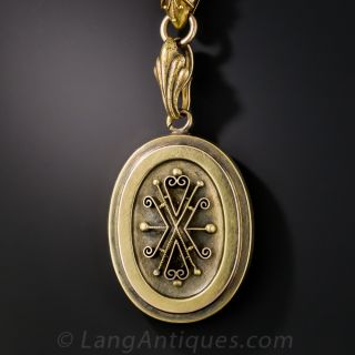 Victorian Fancy Chain and Locket
