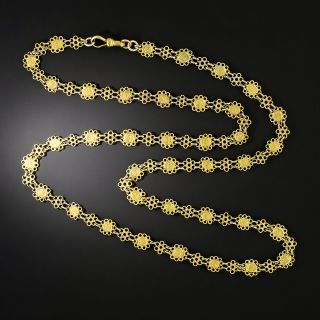 Victorian Fancy Link Chain, 25 Inches - 2