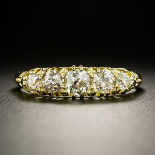 Victorian Five-Stone Diamond Ring, c.1897 - 3