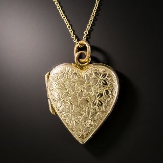 Victorian Heart Shaped Locket  - 2