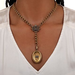 Victorian Locket and Chain