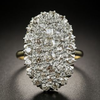 Victorian Pavé Diamond Dinner Ring - 1