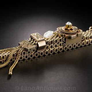 Victorian Pearl Slide Bracelet