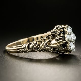 Victorian Rose-Cut Diamond Cluster Ring