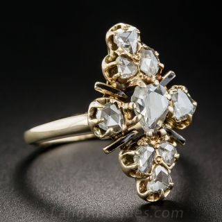 Victorian Rose-Cut Diamond Dinner Ring