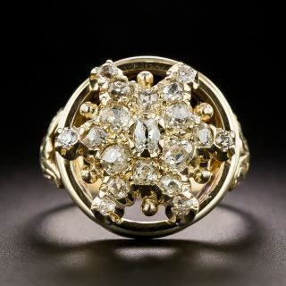 Victorian Starburst Diamond Ring - 3