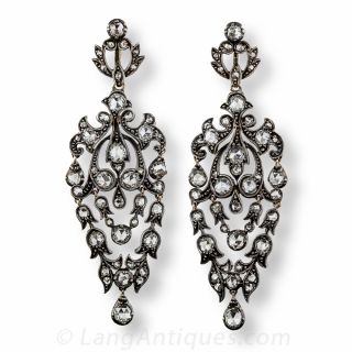 Victorian Style Chandelier Earrings - 1