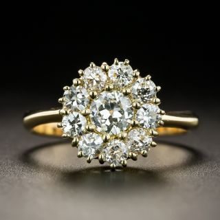 Victorian Style Diamond Cluster Ring - 2
