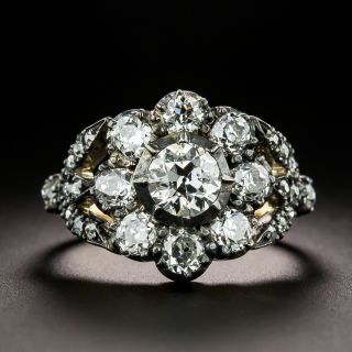 Victorian Style Diamond Cluster Ring - 2
