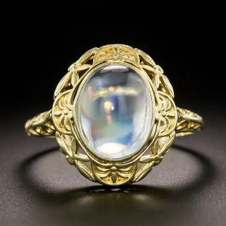 Victorian-Style Moonstone Ring by Jones and Woodland - 2