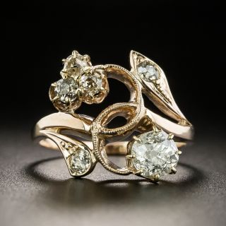 Victorian Style Serpent Diamond Ring - 2